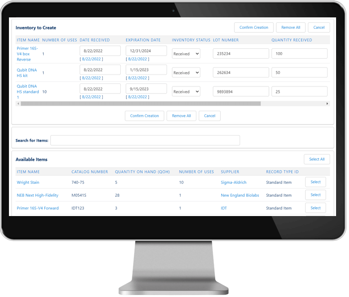 Lab Inventory Management Software - Lockbox LIMS