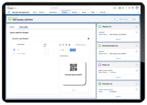 Lockbox LIMS barcodes for sample management