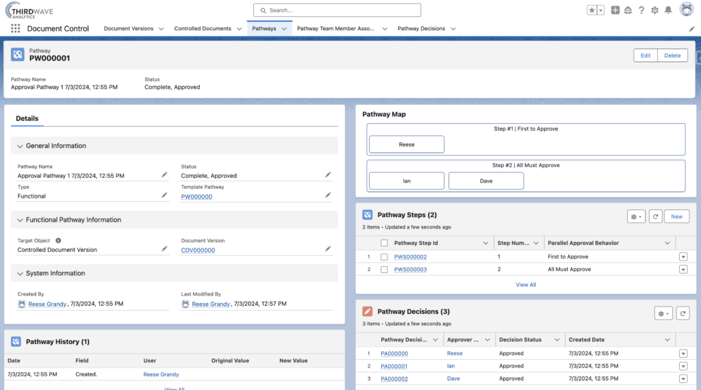 Lockbox QMS Controlled Document Approval Pathway