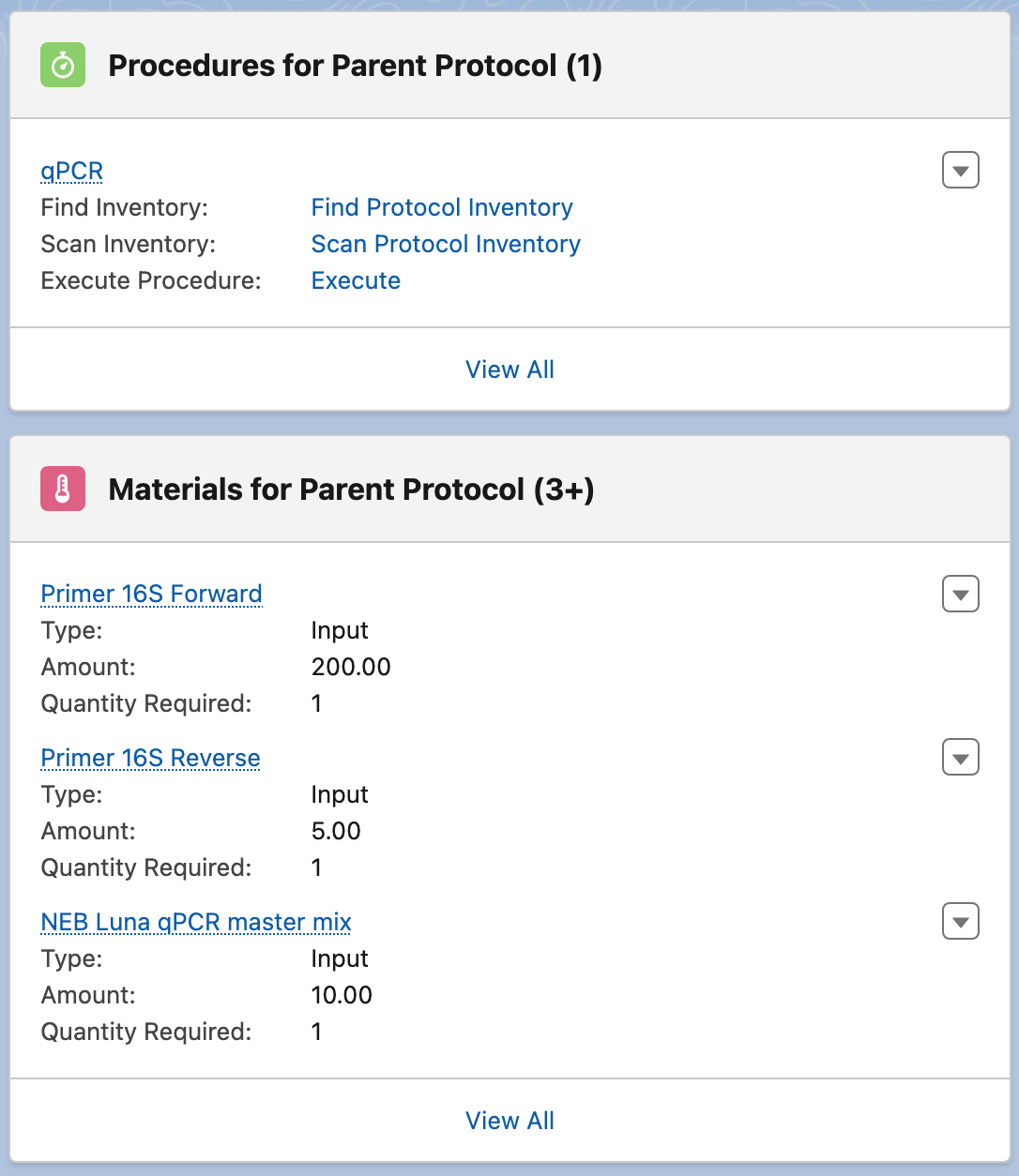 Track inventory usage during protocol execution in Lockbox LIMS