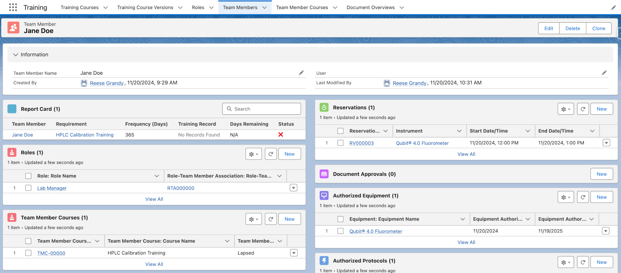 Lockbox LIMS Training Management QMS